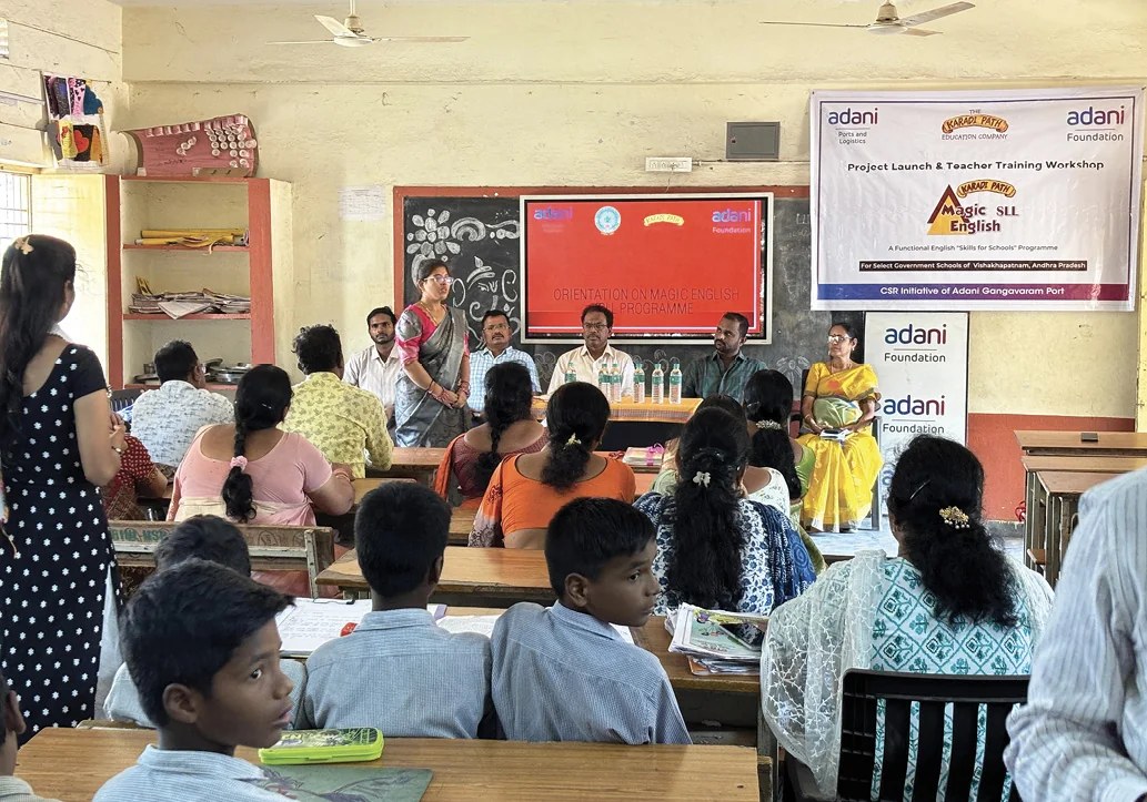 Adani Foundation Magic English project launch and teacher training workshop
